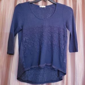 Women's About a Girl 3/4 Sleeve Blouse - M